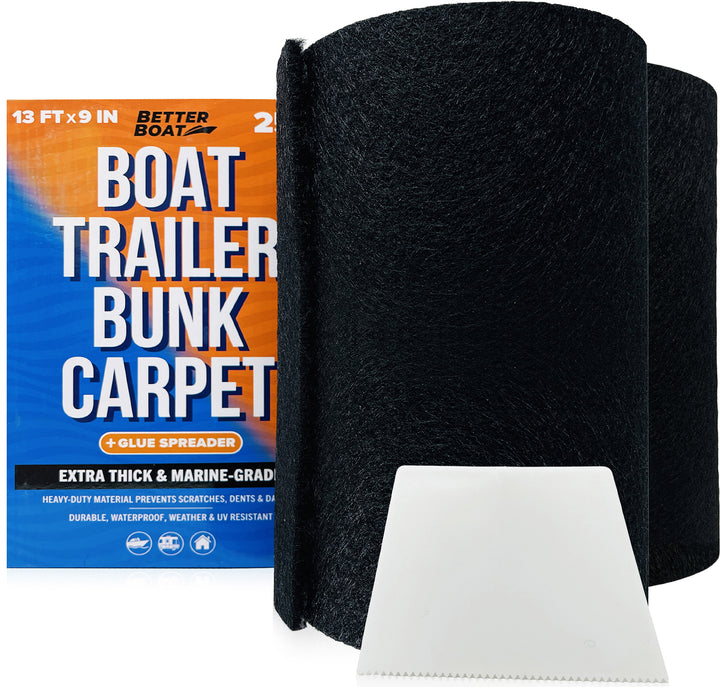 Better Boat Boat Trailer Bunk Carpet for Bumpers shown in 9 2PK Boat Trailer Bunk Carpet