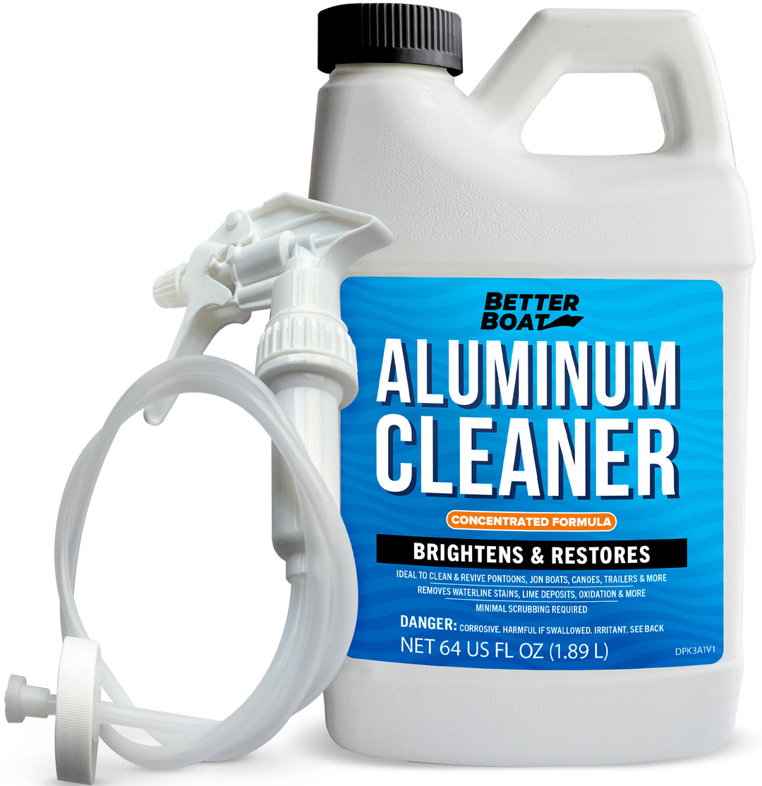 Better Boat Aluminum Cleaner shown in ALUMINUM CLEANER main narrower
