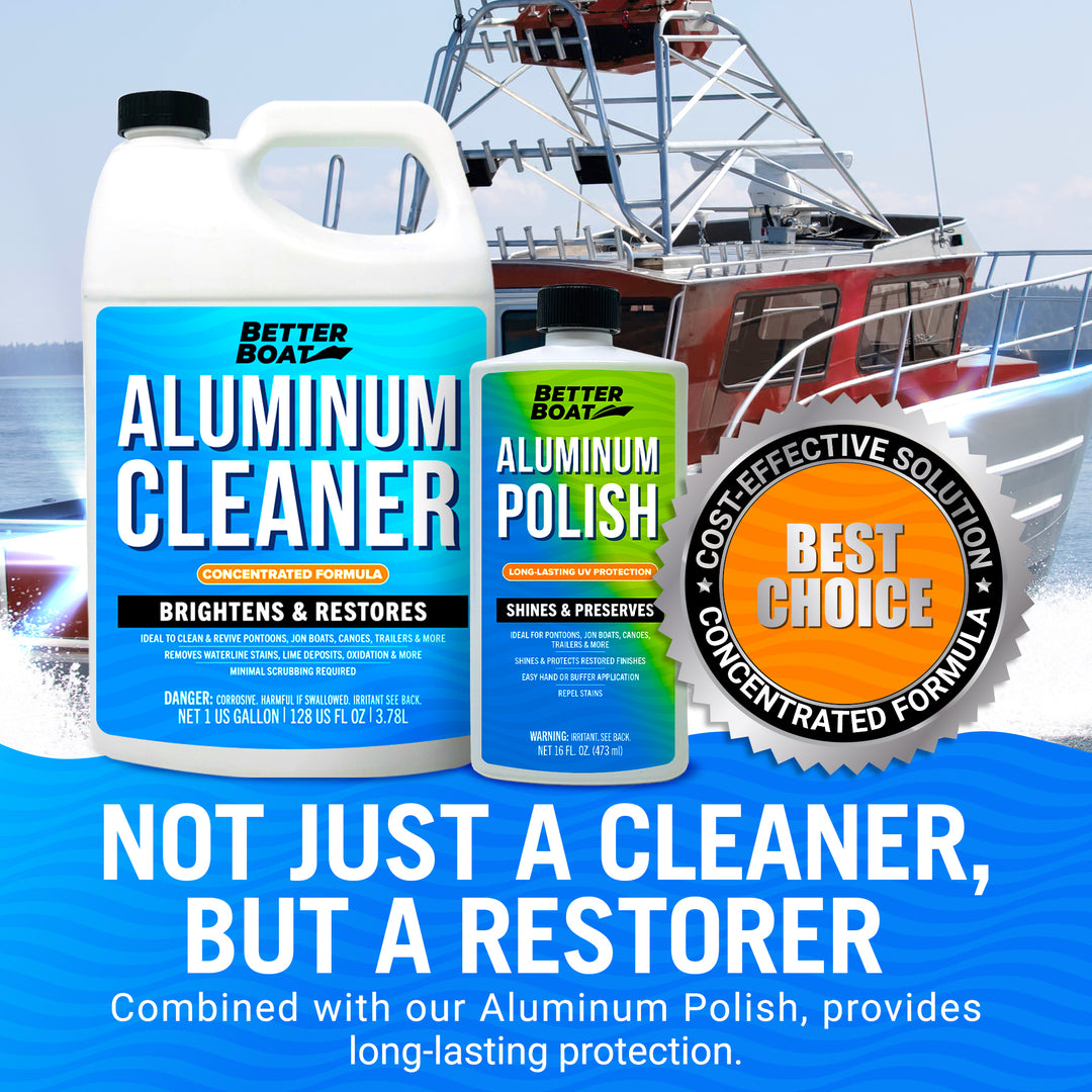 Better Boat Aluminum Cleaner shown in ALUMINUMCLEANER 04 1
