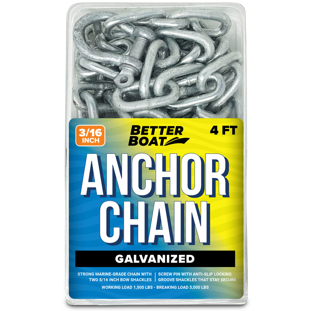 Better Boat Boat Anchor Chain shown in AnchorChainGalvanized3 16inPrimary
