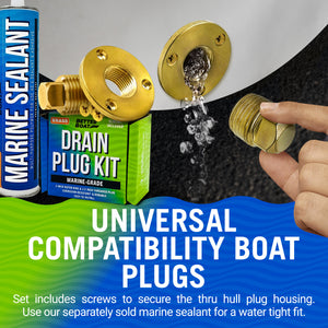 Boat Drain Plug Kit