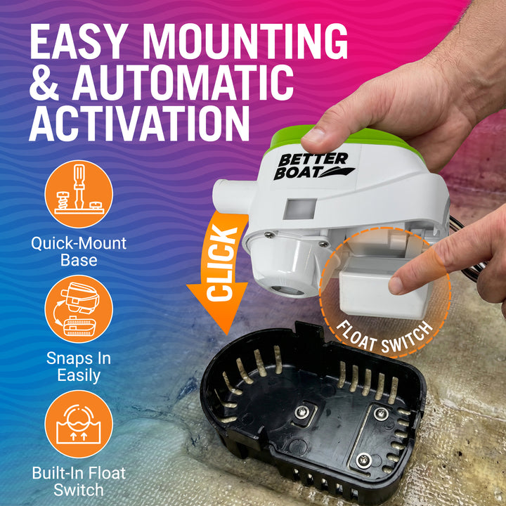 Better Boat Automatic Bilge Pump Auto shown in Auto Bilge Pump