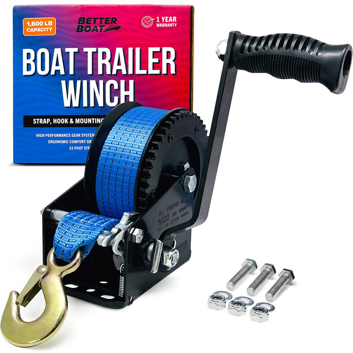 Better Boat Boat Trailer Winch shown in BOAT TRAILER WINCH 01Primary