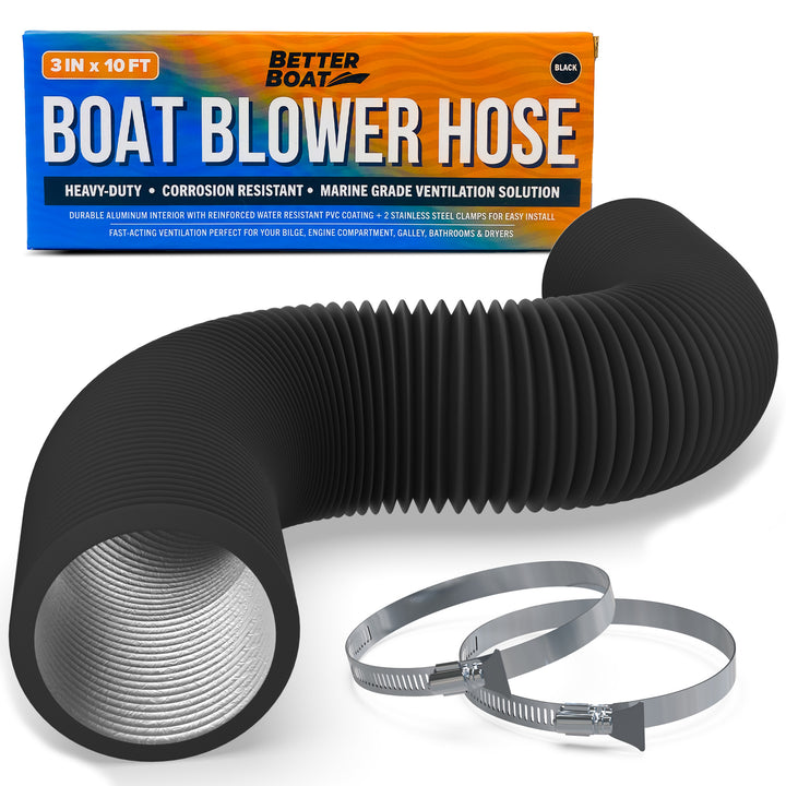 Better Boat Boat Blower Hose 3in or 4in Exhaust Hose shown in BOATBLOWERHOSE 3 02