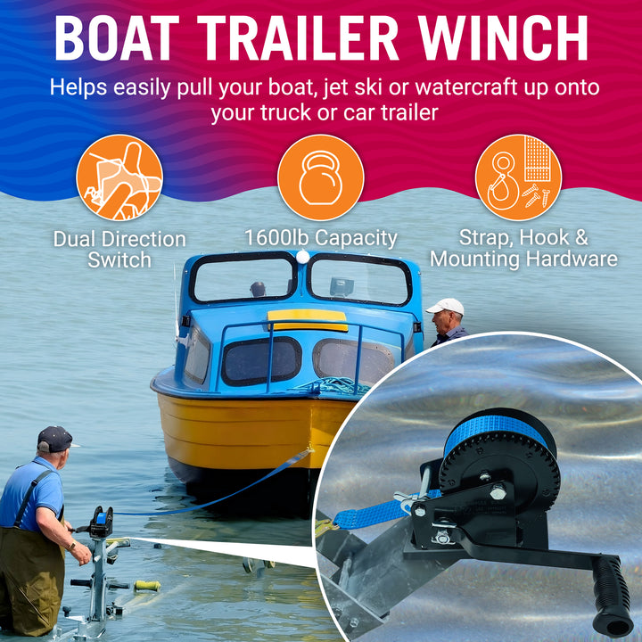 Better Boat Boat Trailer Winch shown in BOATTRAILERWINCH 02 2