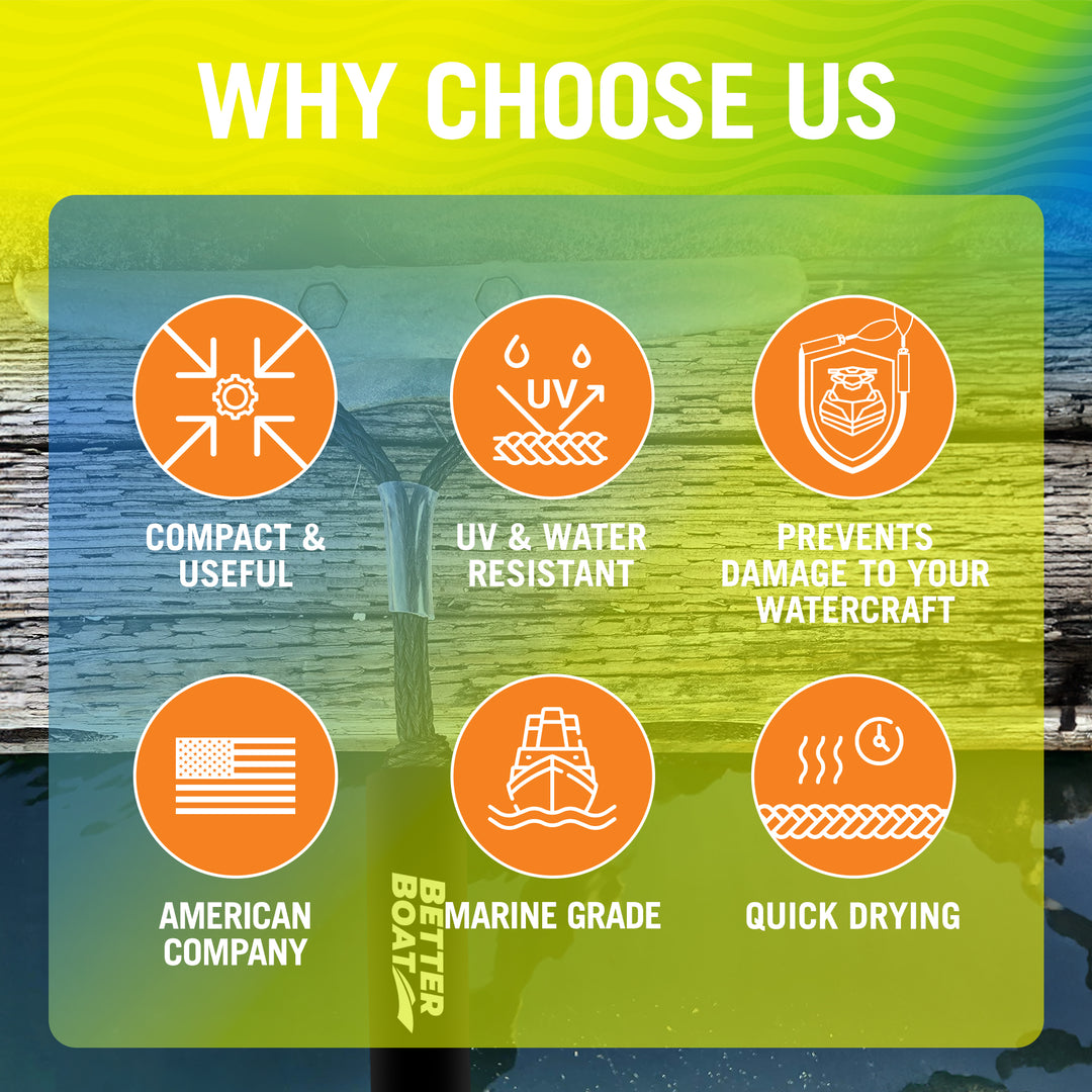 Better Boat Bungee Dock Lines shown in BUNGEEDOCKLINE black 05