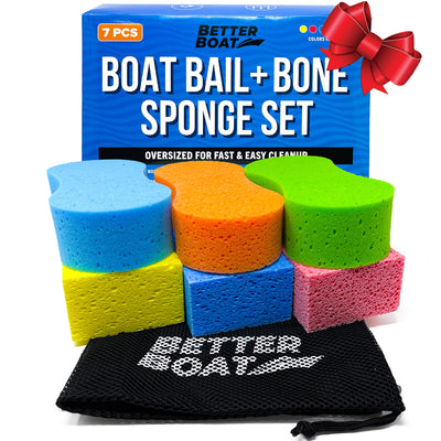 Load image into Gallery viewer, Boat Bail Sponge and Bone Sponges Set