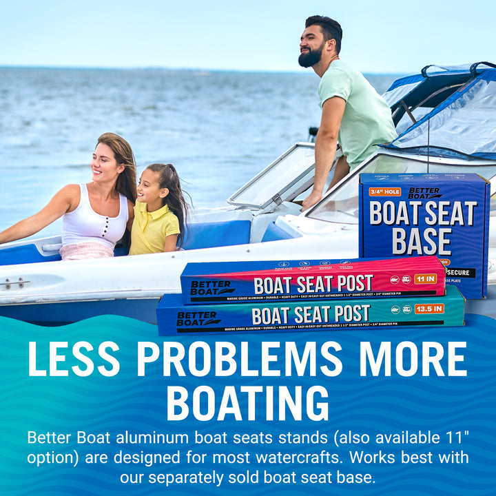 Better Boat Boat Seat Post 11" or 13.5" shown in BoatSeatPost 13 5 04 1