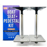 Better Boat Boat Pedestal Seat Package Boat Seat Kit shown in BoatSeat Pedestals 2 01