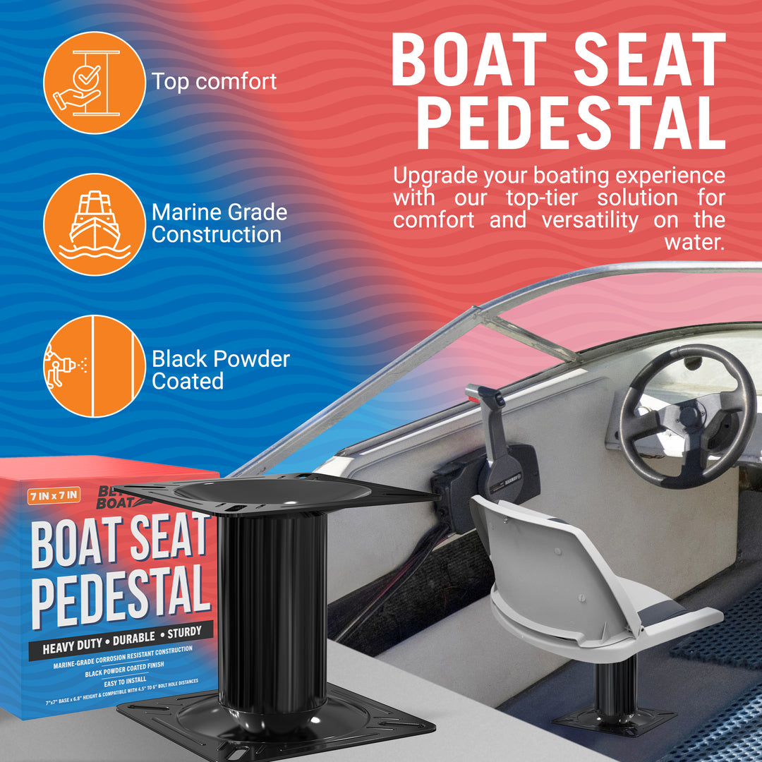 Better Boat Boat Seat Pedestal shown in BoatSeatpedestal 01 1