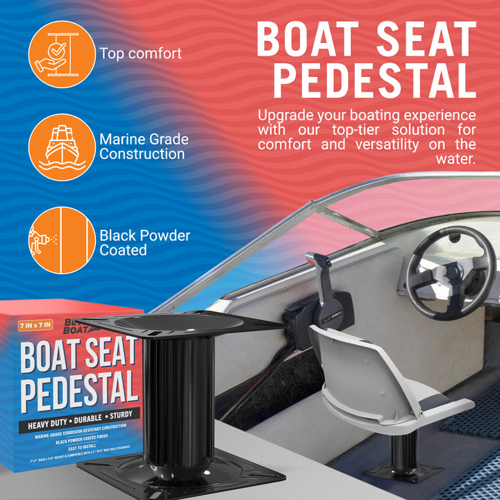 Better Boat Boat Seat Pedestal shown in BoatSeatpedestal 01 1