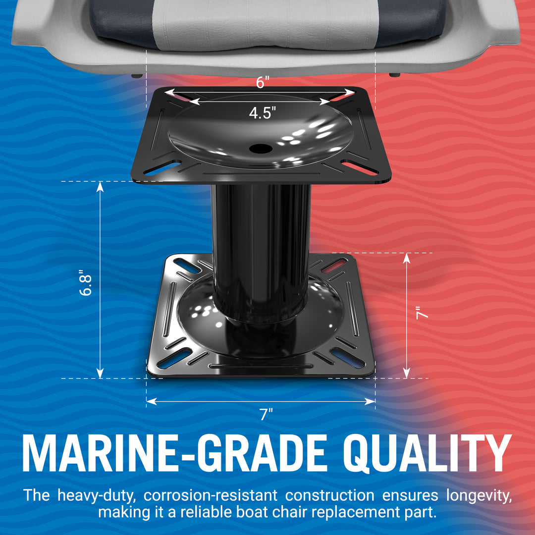 Better Boat Boat Seat Pedestal shown in BoatSeatpedestal 03 1