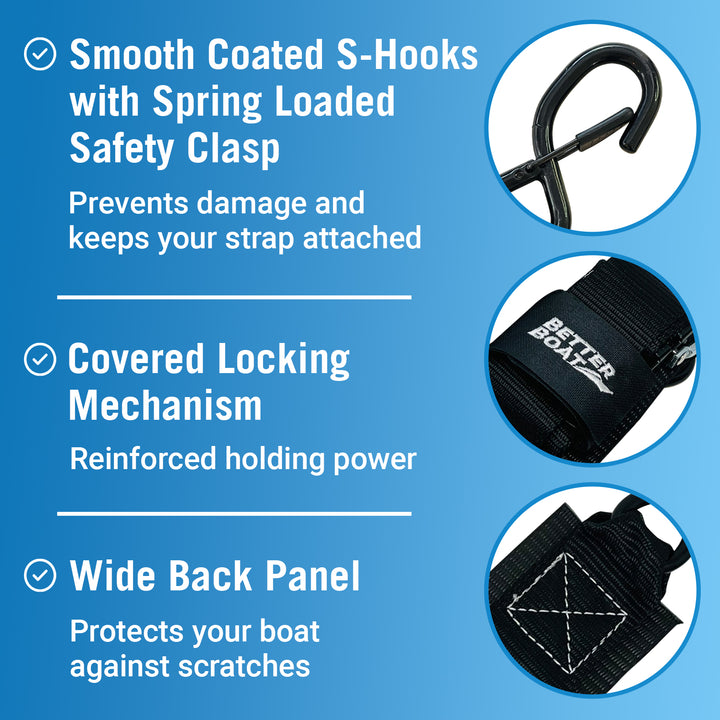 Better Boat Boat Trailer Straps shown in BoatStraps2inx48inSupp2