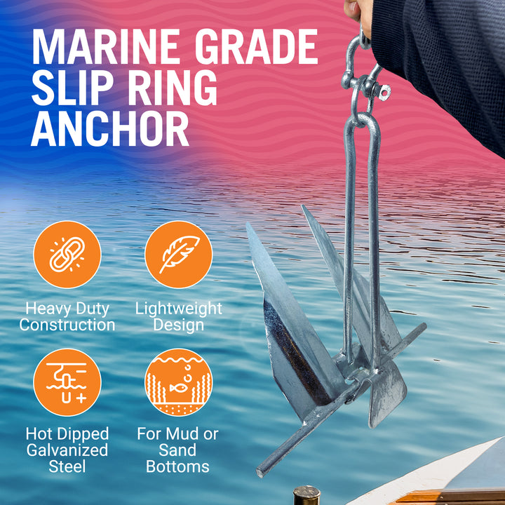 Better Boat Fluke Anchor with Slip Ring shown in Boat Anchor 20 24 02