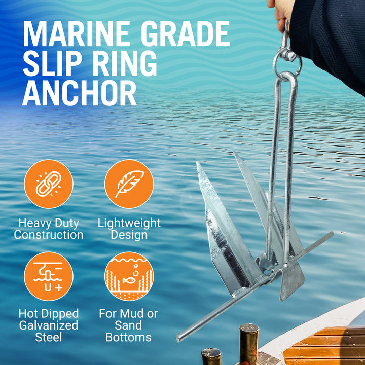 Better Boat Fluke Anchor with Slip Ring shown in Boat Anchor 25 28 02