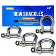 Load image into Gallery viewer, Stainless Steel Bow Shackles