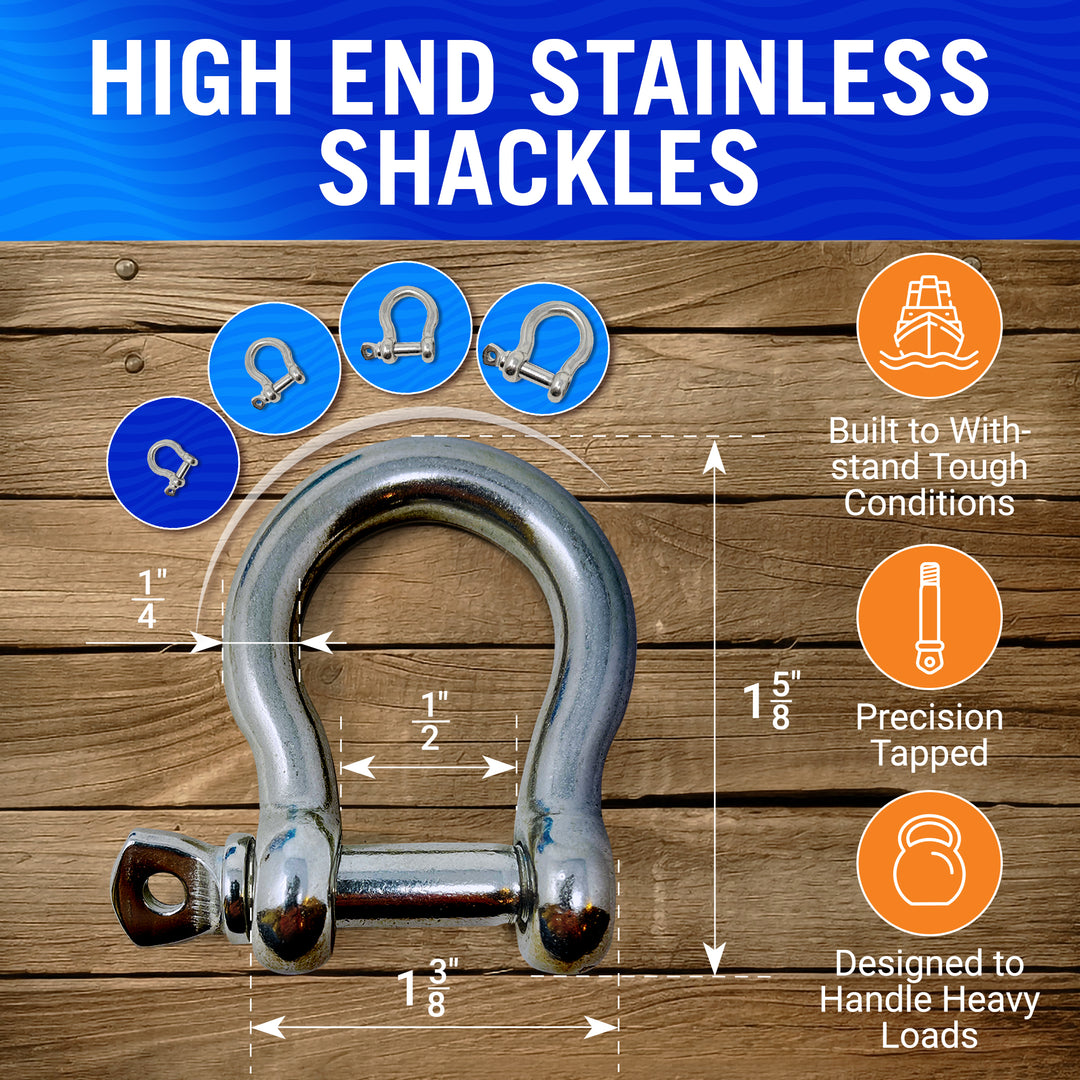 Better Boat Stainless Steel Bow Shackles product view 5