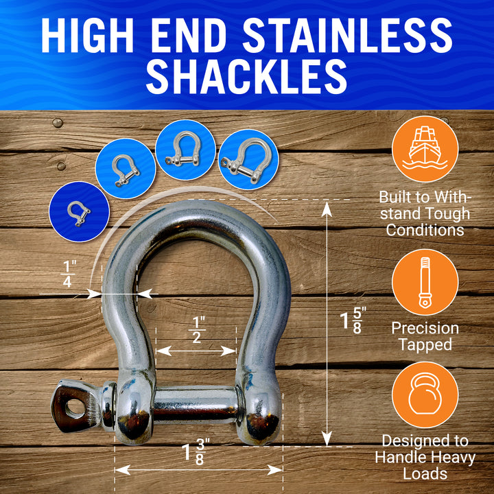 Better Boat Stainless Steel Bow Shackles product view 5
