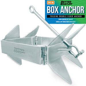 Box Anchor for Boats Folding Anchor