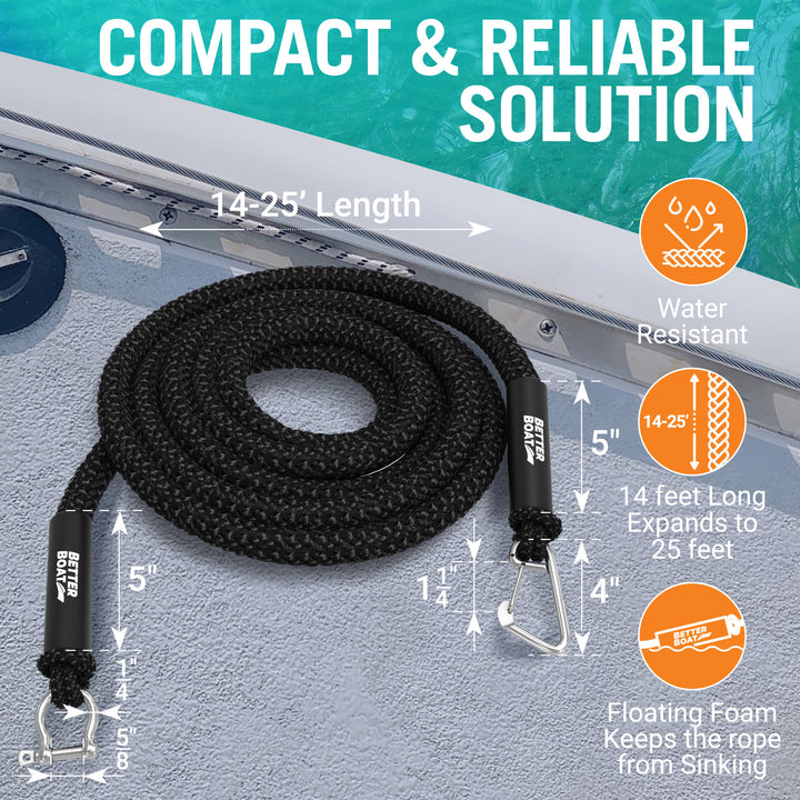 Better Boat Bungee Anchor Line shown in BungeeAnchorLine 14ft 03