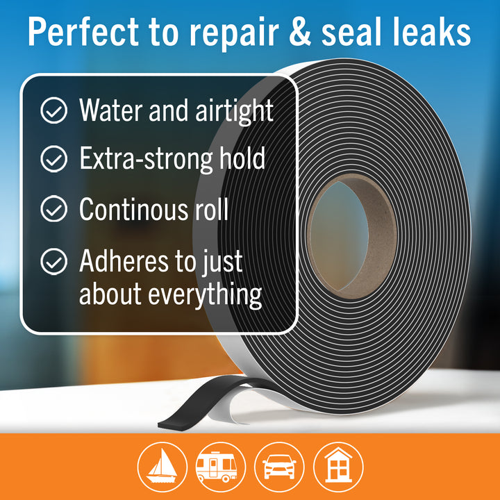 Better Boat Butyl Tape RV and Boat Window Seal Sealant product view 2