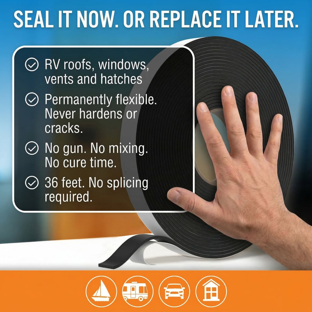Better Boat Butyl Tape RV and Boat Window Seal Sealant product image 3