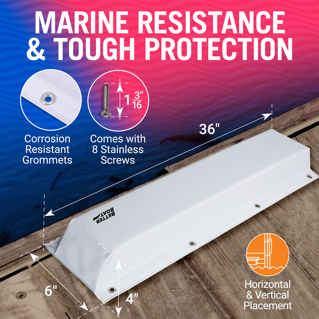 Better Boat Boat Dock Bumpers and Corner Dock Bumper Guards shown in DOCKBUMPER 36 03