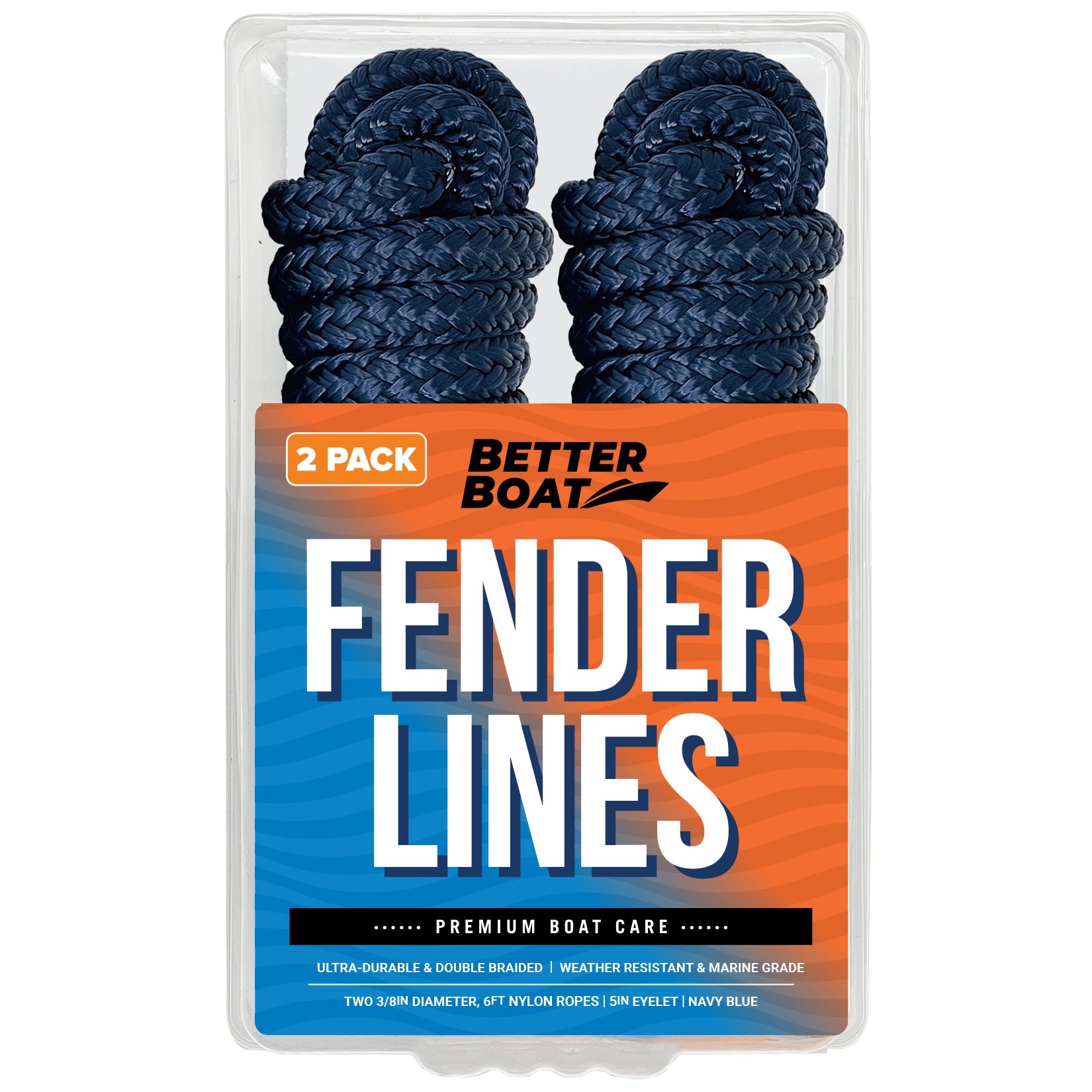 Fender Lines 2 Pk - Navy Blue