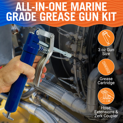 Load image into Gallery viewer, Mini Grease Gun Kit 3oz