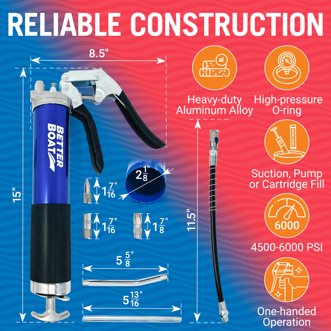 Better Boat Marine Grease Gun product view 3