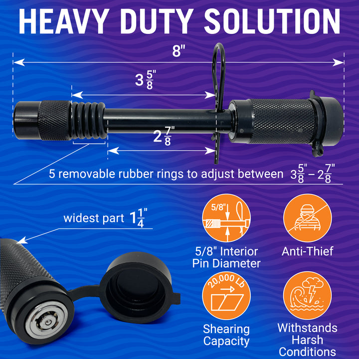 Better Boat Lockable Hitch Pin Lock product view 3