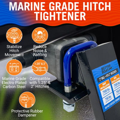 Load image into Gallery viewer, Anti Rattle Hitch Tightener 2 Inch