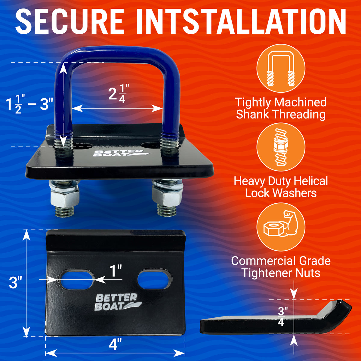 Anti Rattle Hitch Tightener 2 Inch – Better Boat