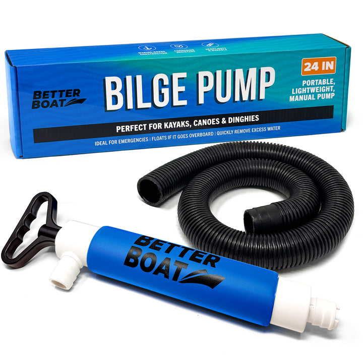Better Boat Small Floating Bilge Pump shown in ManualBilgePump 02 1