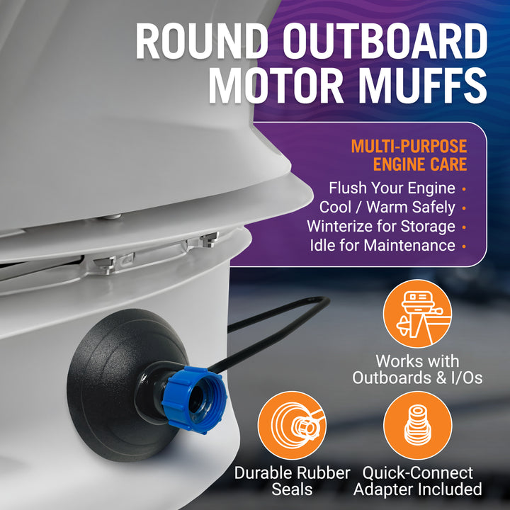 Better Boat Round Boat Motor Muffs product view 2