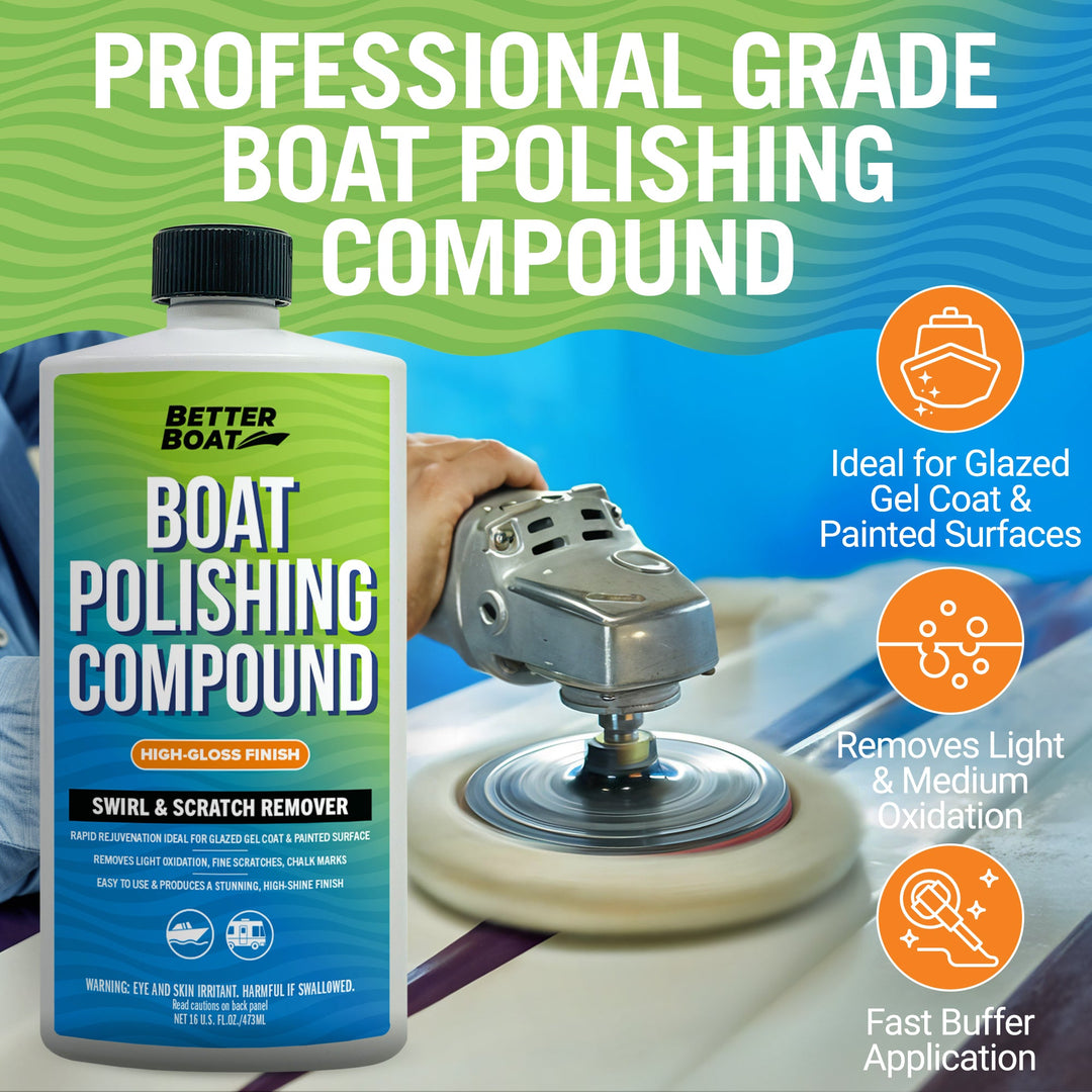 Polish &amp; Restore Kit supplemental image: Marine Boat Polishing Compound image 2