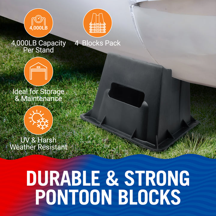 Better Boat Pontoon Boat Stands Storage Blocks product view 2