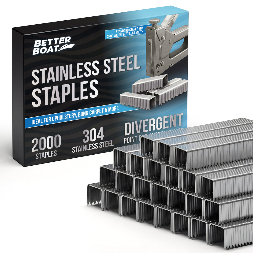 Stainless Steel Staples for Staple Guns, 3/8 Inch Crown