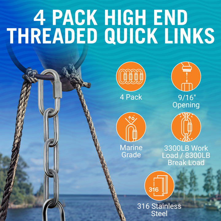 Better Boat Stainless Steel Quick Links product view 2