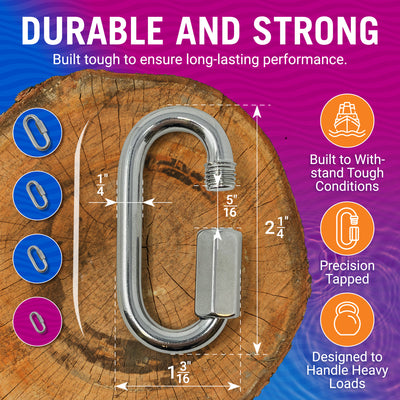 Campbell Polished Stainless Steel Quick Link 1540 Lb 3-1/4 In. L - Ace Hardware - Foto 3