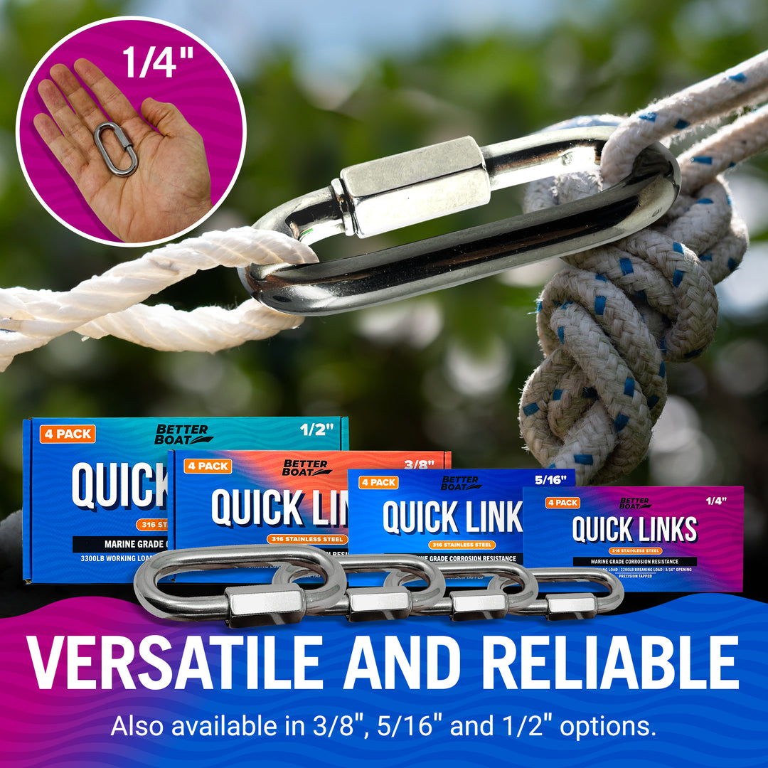 Better Boat Stainless Steel Quick Links product view 3