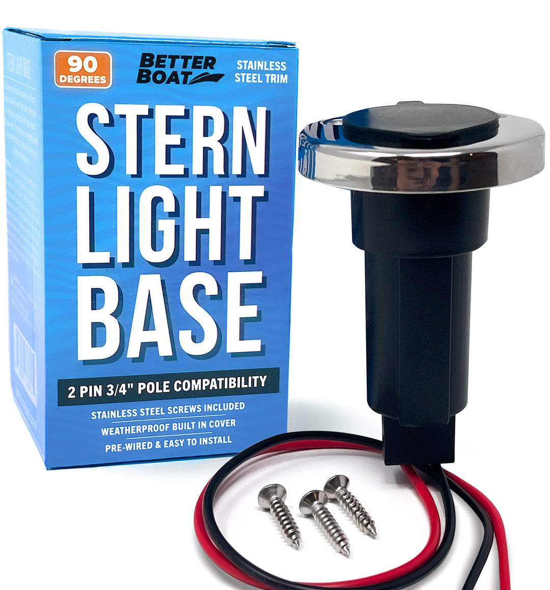 Better Boat Boat Stern Light Base, Navigation and Anchor Light 2 Pin Socket product view 10