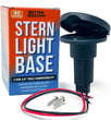 Load image into Gallery viewer, Boat Stern Light Base, Navigation and Anchor Light 2 Pin Socket