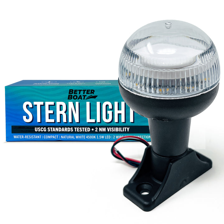 Better Boat Boat Stern Lights LED Dome Design shown in SternLightforBoats 4 01