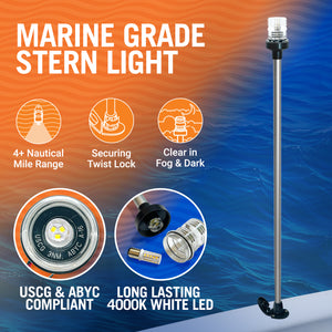 Boat Stern Lights LED Lighthouse Design