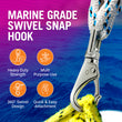 Load image into Gallery viewer, 4 Pack Stainless Steel Swivel Snap Hooks