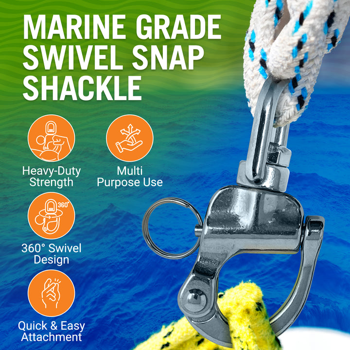 Better Boat 316 Stainless Steel Swivel Snap Shackle product view 4
