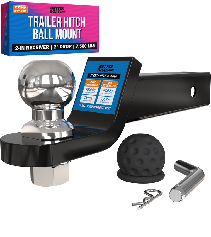 Better Boat Trailer Hitch Ball Mount 2" product image