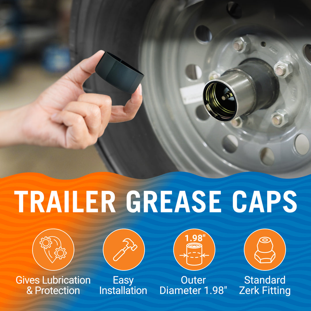 Better Boat Boat Trailer Grease Caps shown in TRAILERGREASECAPS 02