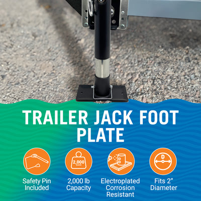 Load image into Gallery viewer, Trailer Jack Foot Plate
